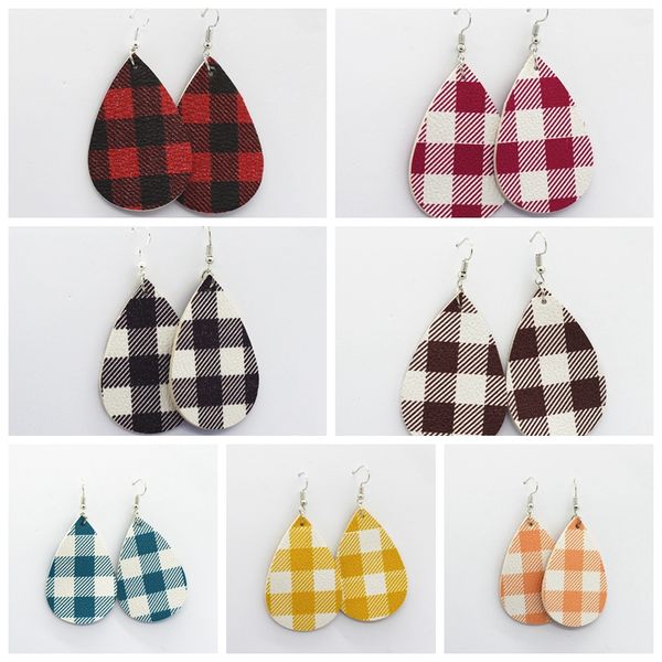 buffalo plaid earring pu leather teardrop earrings faux leather water drop earring fashion grid earring jewelry 7 colors gga2728, Red;brown
buffalo plaid earring pu leather teardrop earrings faux leather water drop earring fashion grid earring jewelry 7 colors gga2728, Red;brown