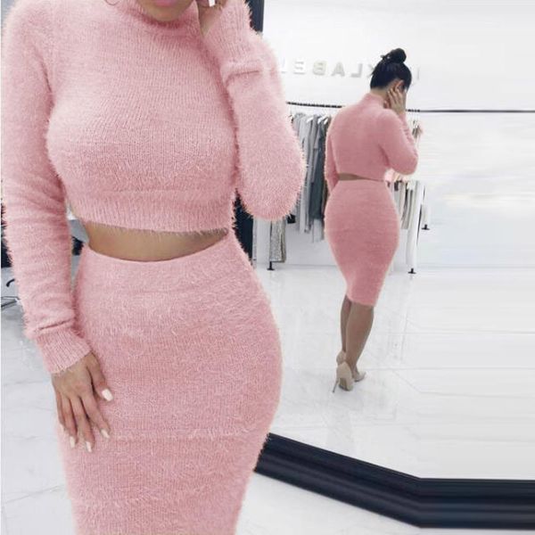 pink long sleeve sweater crop mini skirt two piece set 2019 autumn winter fashion women tracksuit club outfits, White;black
pink long sleeve sweater crop mini skirt two piece set 2019 autumn winter fashion women tracksuit club outfits, White;black