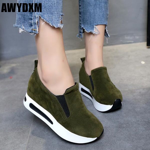 2020 women flat platform shoes spring autumn breathable sneakers round head thick bottom casual footwear woman slip on loafers a, Black
2020 women flat platform shoes spring autumn breathable sneakers round head thick bottom casual footwear woman slip on loafers a, Black