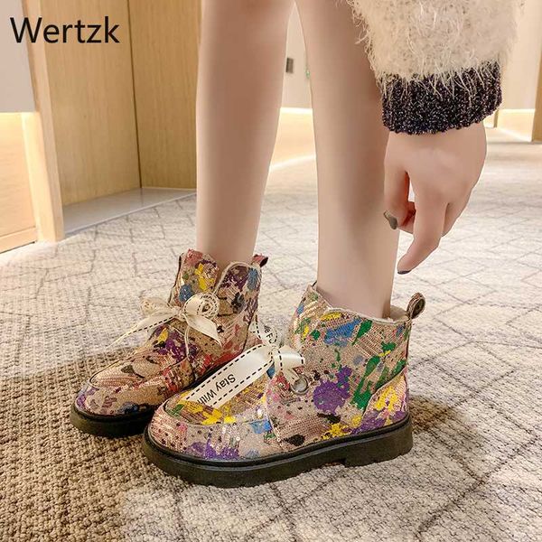 fashion classic women boots shoes 2019 spring lace-up women's boots platform women flat shoes flower printing a901, Black
fashion classic women boots shoes 2019 spring lace-up women's boots platform women flat shoes flower printing a901, Black