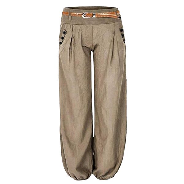 button drawstring casual pantalon femme loose women pants vintage wide leg pants women autumn high waist solid trousers, Black;white
button drawstring casual pantalon femme loose women pants vintage wide leg pants women autumn high waist solid trousers, Black;white