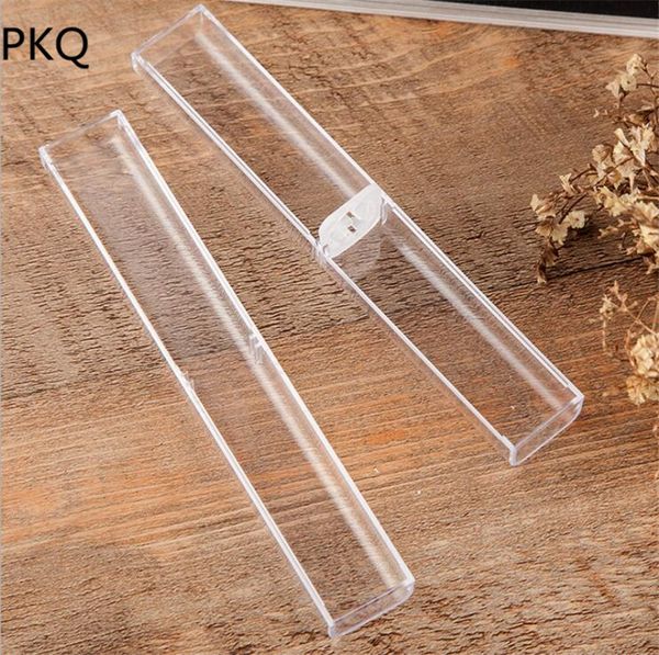 10pcs 2.5*2.5*15.6cm transparent plastic pencil box rectangle practical pen case upscale business gift box for school office
10pcs 2.5*2.5*15.6cm transparent plastic pencil box rectangle practical pen case upscale business gift box for school office