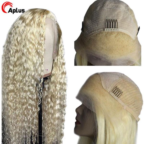 613 curly lace front wig ombre blonde 13x4 lace front human hair wig with dark roots brazilian remy hair 150 180 density natural, Black;brown
613 curly lace front wig ombre blonde 13x4 lace front human hair wig with dark roots brazilian remy hair 150 180 density natural, Black;brown