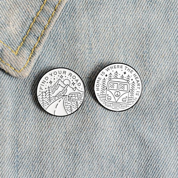new find your road brooch landscape train round enamel pin home is where the heart is traveler brooch badge fashion gifts for friends lapel, Gray
new find your road brooch landscape train round enamel pin home is where the heart is traveler brooch badge fashion gifts for friends lapel, Gray