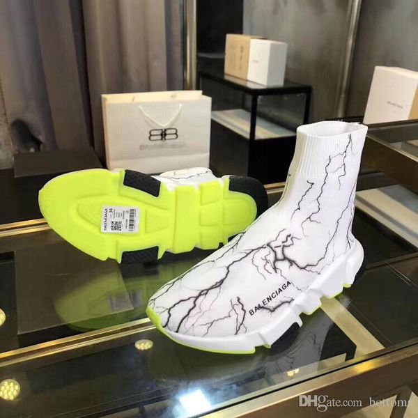 nib 20s balenciaga speed high sock stretch speed trainers 'triple white' men sneakers, Black
nib 20s balenciaga speed high sock stretch speed trainers 'triple white' men sneakers, Black