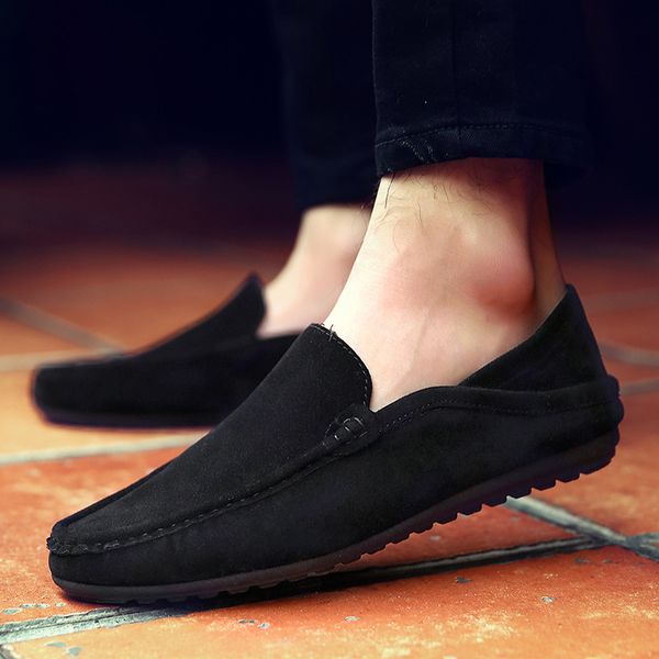 shoes men loafers soft moccasins mens shoes casual leather sneakers men flats gommino driving mens loafers, Black
shoes men loafers soft moccasins mens shoes casual leather sneakers men flats gommino driving mens loafers, Black