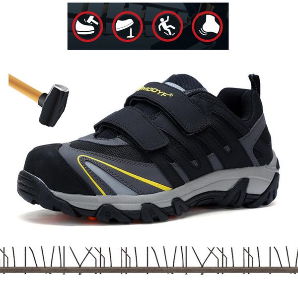 modfy brand work & safety boots steel toe cap protection footwear anti-puncture for construction workers outdoor shoes non-slip, Black
modfy brand work & safety boots steel toe cap protection footwear anti-puncture for construction workers outdoor shoes non-slip, Black