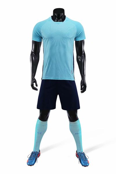 men blank double-sided football team uniforms kits sports clothes tracksuits personality customized football sets with shorts b10-09, Blue;black
men blank double-sided football team uniforms kits sports clothes tracksuits personality customized football sets with shorts b10-09, Blue;black