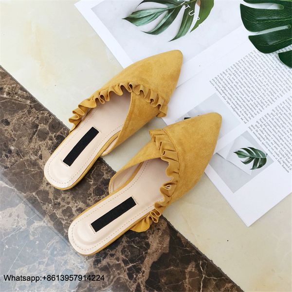 flat shoes women slippers chaussures femme pointed toe ladies shoes pleated zapatos de mujer low heels buty damskie autumn, Black
flat shoes women slippers chaussures femme pointed toe ladies shoes pleated zapatos de mujer low heels buty damskie autumn, Black