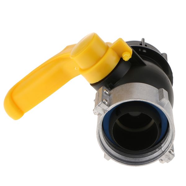 ibc tote tank drain adapter garden hose fitting ball value 75mm to 2