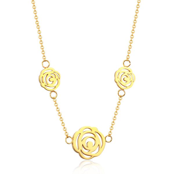 rose chain necklace for women gold&rose gold&silver stainless steel new necklace jewelry, Golden;silver
rose chain necklace for women gold&rose gold&silver stainless steel new necklace jewelry, Golden;silver