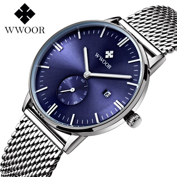 relogio masculino wwoor watch men luxury blue mens watches steel mesh strap waterproof quartz clock male relojes hombre 2020, Slivery;brown
relogio masculino wwoor watch men luxury blue mens watches steel mesh strap waterproof quartz clock male relojes hombre 2020, Slivery;brown