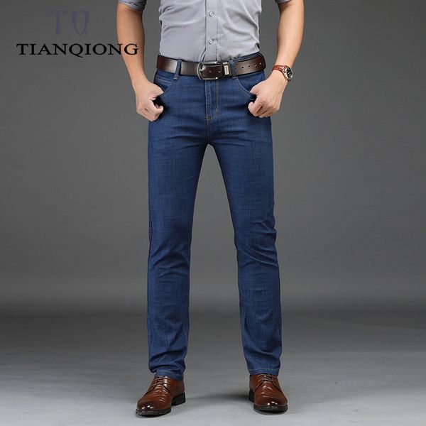tian qiong brand 2019 new men's fashion jeans business casual stretch slim jeans classic trousers denim pants male size 29-40, Blue
tian qiong brand 2019 new men's fashion jeans business casual stretch slim jeans classic trousers denim pants male size 29-40, Blue