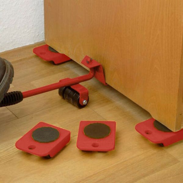 4 pcs new useful home trolley lift and move slides kit easily system for heavy furniture home gadgets and accessories tool
4 pcs new useful home trolley lift and move slides kit easily system for heavy furniture home gadgets and accessories tool