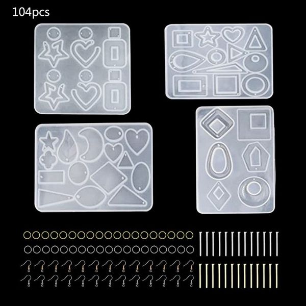1 set handmade crystal epoxy resin earring pendant casting silicone mould diy crafts jewelry decoration making tools
1 set handmade crystal epoxy resin earring pendant casting silicone mould diy crafts jewelry decoration making tools