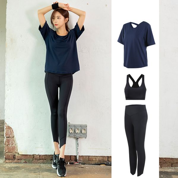 gym set nylon woman sportswear 3 piece exercise leggings padded sports bras women fitness wear yoga sets sports suits -3xl, White;red 
gym set nylon woman sportswear 3 piece exercise leggings padded sports bras women fitness wear yoga sets sports suits -3xl, White;red