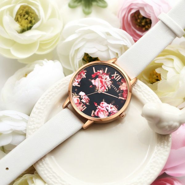 luxury flower watches women fashion dress watch ladies leather strap women casual quartz wrist watch zegarek damski, Slivery;brown
luxury flower watches women fashion dress watch ladies leather strap women casual quartz wrist watch zegarek damski, Slivery;brown