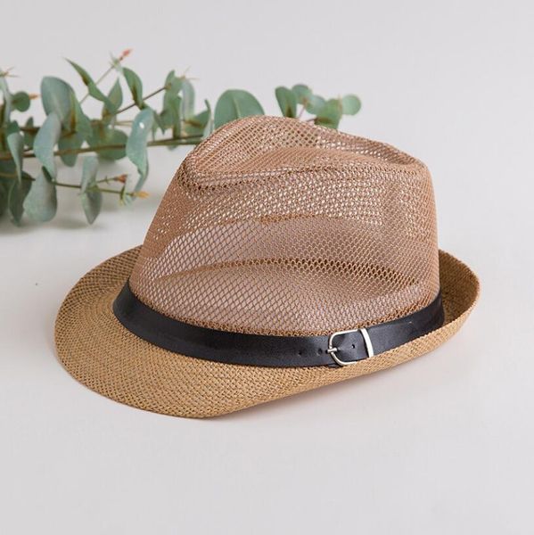 men's panama hats beach holiday linen breathable straw hat fedora hat male panama mesh jazz hat, Blue;gray
men's panama hats beach holiday linen breathable straw hat fedora hat male panama mesh jazz hat, Blue;gray