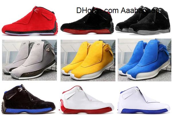 18 toro red suede grey blue yellow orange suede men basketball shoes 18s bred og asg black white sneakers with box
18 toro red suede grey blue yellow orange suede men basketball shoes 18s bred og asg black white sneakers with box
