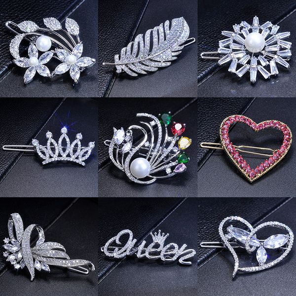girlfriend gift chic fashion women hairpin hair accessories hair clips pearl rhinestone crystal clip pins, Golden;white 
girlfriend gift chic fashion women hairpin hair accessories hair clips pearl rhinestone crystal clip pins, Golden;white
