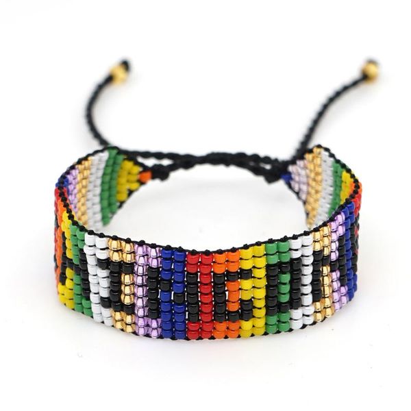 go2boho miyuki women bracelet chingona-power letter pulseras mexico bracelets rainbow jewelry handmade woven jewellery gift, Golden;silver
go2boho miyuki women bracelet chingona-power letter pulseras mexico bracelets rainbow jewelry handmade woven jewellery gift, Golden;silver