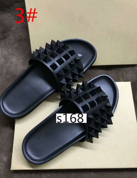 donna studded willow nail slippers designer luxury red bottoms shoes men rivet junior spikes flat slipperswith boxs, Black
donna studded willow nail slippers designer luxury red bottoms shoes men rivet junior spikes flat slipperswith boxs, Black