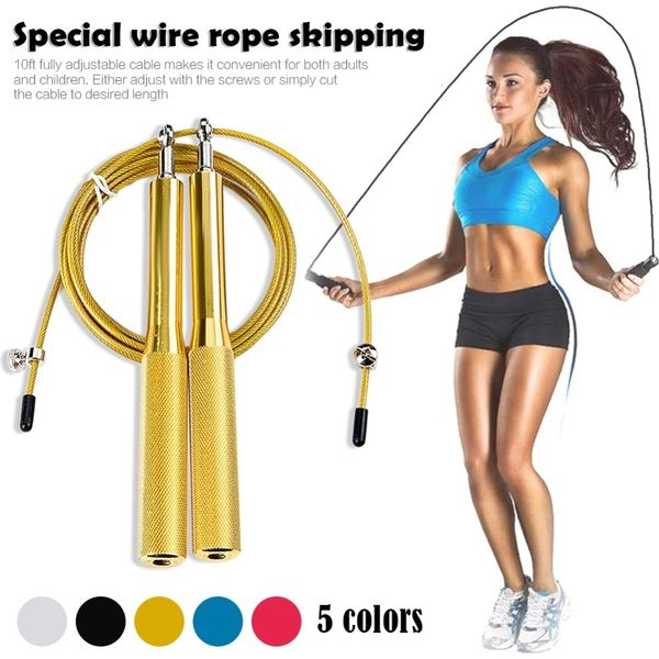 sport crossfit speed jump rope ball bearing aluminum alloy metal handle skipping stainless steel cable fitness equipment
sport crossfit speed jump rope ball bearing aluminum alloy metal handle skipping stainless steel cable fitness equipment