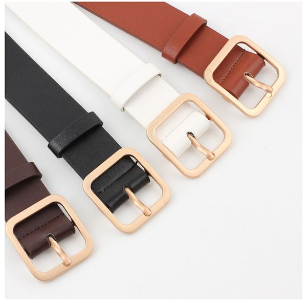 ladies belt square buckle trend wild decorative belt silver buckle leather solid hundred matching jeans new, Black;brown
ladies belt square buckle trend wild decorative belt silver buckle leather solid hundred matching jeans new, Black;brown
