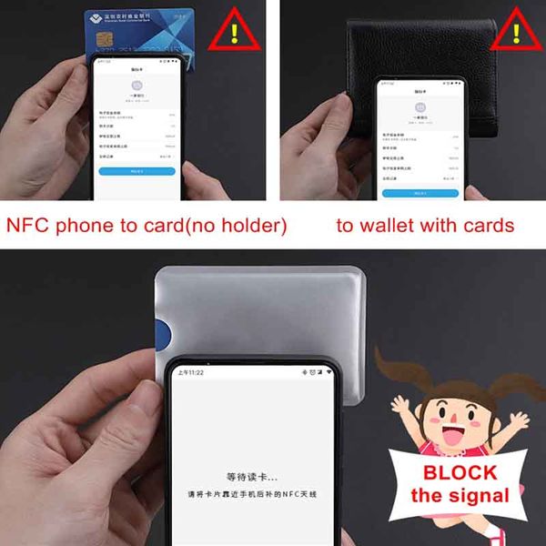 5pcs anti rfid wallet blocking reader lock blocking sleeves id bank card holder case protection credit card holder aluminium
5pcs anti rfid wallet blocking reader lock blocking sleeves id bank card holder case protection credit card holder aluminium