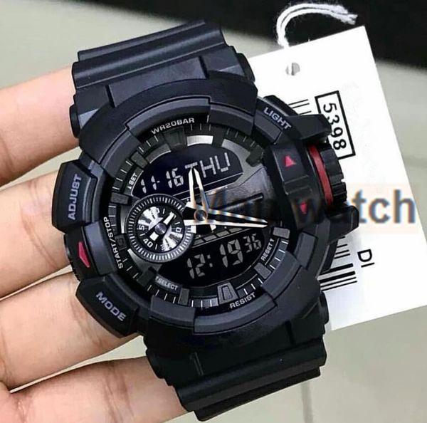 Горячие моды Качество Роскошь Мужчины Спорт наручные часы Хронограф Авто свет Во
Горячие моды Качество Роскошь Мужчины Спорт наручные часы Хронограф Авто свет Во