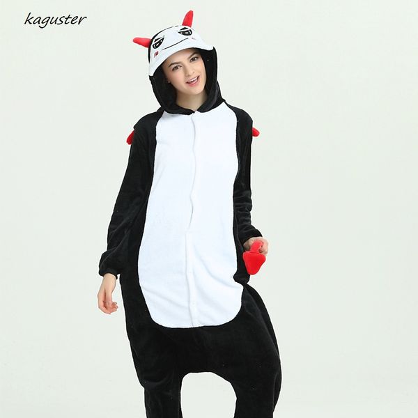kaguster pajamas autumn winter new flannel cartoon demon piece pajamas couple cartoon cute warm home clothing, Black;red
kaguster pajamas autumn winter new flannel cartoon demon piece pajamas couple cartoon cute warm home clothing, Black;red