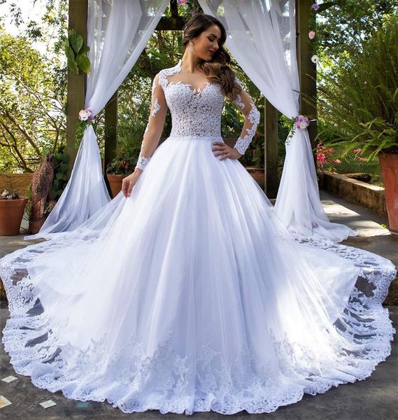 princess muslim wedding dresses white ball gown long sleeve wedding dress court train country garden bridal dresses arabic robes de mariée
princess muslim wedding dresses white ball gown long sleeve wedding dress court train country garden bridal dresses arabic robes de mariée