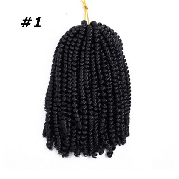 synthetic crochet braiding hair single ombre color spring twist synthetic hair extensions 110g 60strands selling, Black
synthetic crochet braiding hair single ombre color spring twist synthetic hair extensions 110g 60strands selling, Black