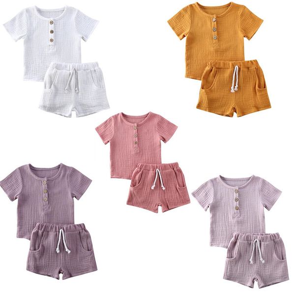 toddler kids baby boys summer casual clothes sets sweet solid short sleeve t-shirt +shorts pants outfit 2pcs set 5 colors, White
toddler kids baby boys summer casual clothes sets sweet solid short sleeve t-shirt +shorts pants outfit 2pcs set 5 colors, White