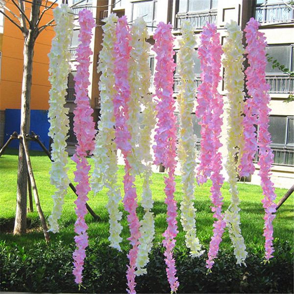 1.8m artificial flower vine orchids flower string handmade hanging garland romantic wedding party home wall diy decoration
1.8m artificial flower vine orchids flower string handmade hanging garland romantic wedding party home wall diy decoration