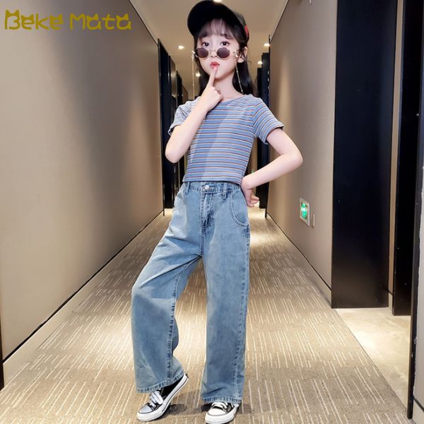jeans for teenage girls 2020 summer loose kids denim pants solid fashion light children's trousers girl clothes 3-13 years old, Blue
jeans for teenage girls 2020 summer loose kids denim pants solid fashion light children's trousers girl clothes 3-13 years old, Blue