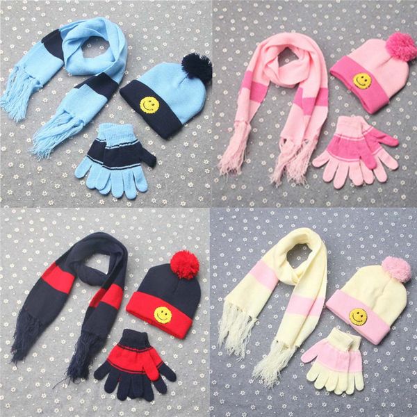 3 sets winter boys girls smile scarf neck keep warm scarves hat gloves for toddler kids dropshipping 823, White
3 sets winter boys girls smile scarf neck keep warm scarves hat gloves for toddler kids dropshipping 823, White