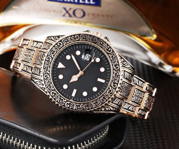 vintage style luxury watch mens designer watches 5 styles gold silver man quartz movement wristwatches montre de luxe, Slivery;brown
vintage style luxury watch mens designer watches 5 styles gold silver man quartz movement wristwatches montre de luxe, Slivery;brown