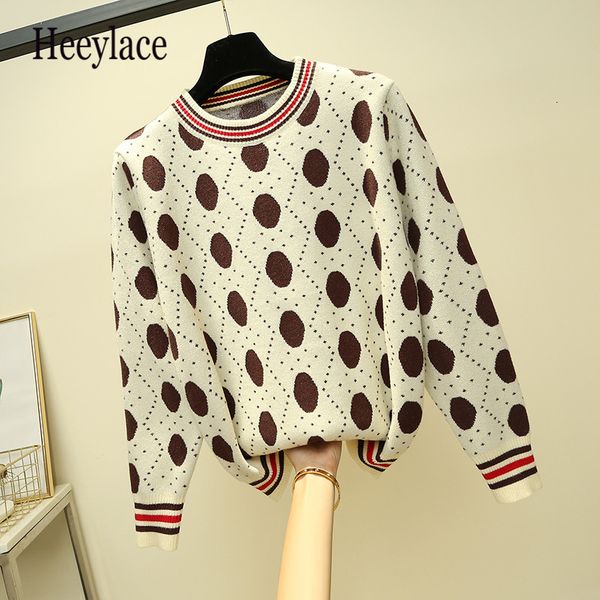 autumn winter women knitted sweater korean loose jumper o neck long sleeve dot pullovers streetwear warm thicken christmas, White;black
autumn winter women knitted sweater korean loose jumper o neck long sleeve dot pullovers streetwear warm thicken christmas, White;black