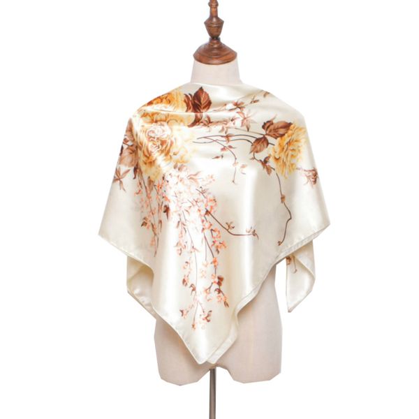 fashion silk scarves women print foulard satin square head hijab scarfs for ladies shawls 90cm bandana female muffler scarf, Blue;gray
fashion silk scarves women print foulard satin square head hijab scarfs for ladies shawls 90cm bandana female muffler scarf, Blue;gray