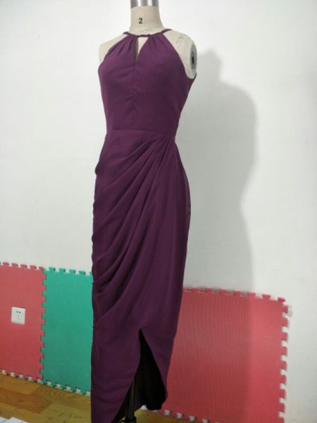 real ps women's a-line v-neck long purple chiffon bridesmaid dresses halter sleeveless wedding party dresses, White;pink
real ps women's a-line v-neck long purple chiffon bridesmaid dresses halter sleeveless wedding party dresses, White;pink