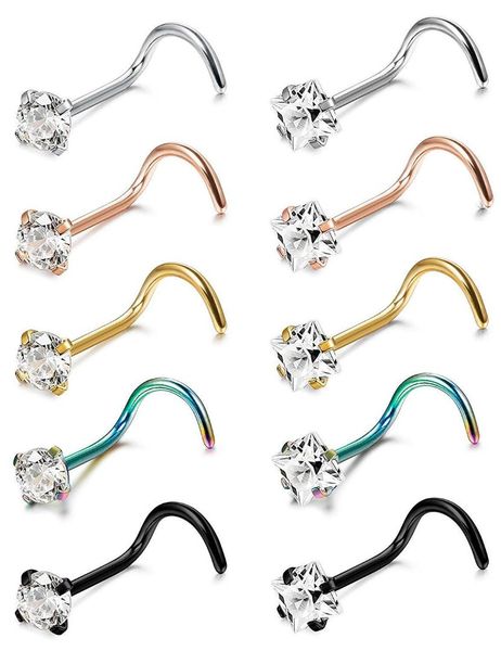 5pcs punk style piercing nose lip jewelry body jewelry for man women studs pick, Slivery;golden
5pcs punk style piercing nose lip jewelry body jewelry for man women studs pick, Slivery;golden