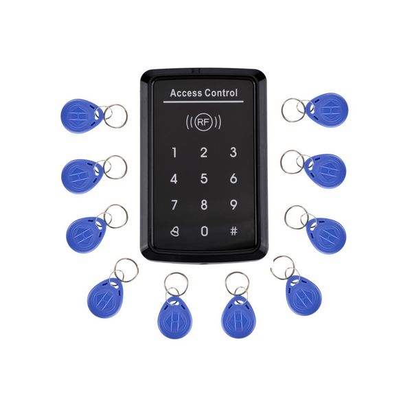 door access control keypad rfid card reader code password touch keypad with 10 tag keyfods for home security
door access control keypad rfid card reader code password touch keypad with 10 tag keyfods for home security