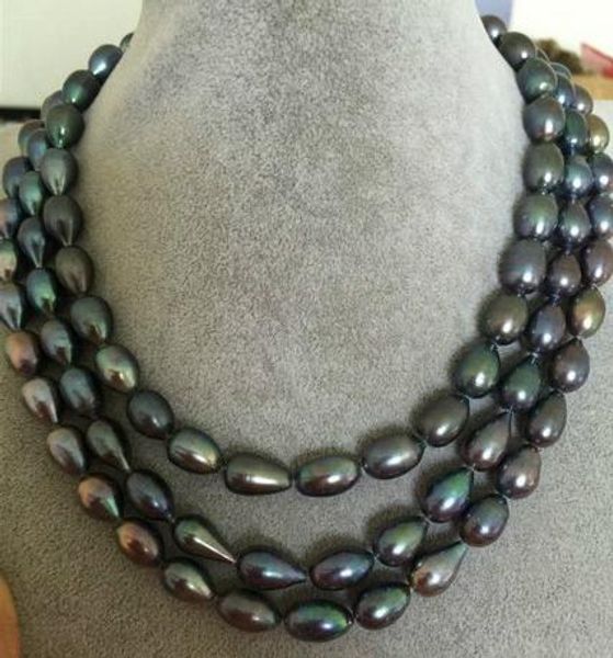 triple strands 11-12 mm baroque peacock green pearl necklace 18 inch 19inch 20 inch, Silver
triple strands 11-12 mm baroque peacock green pearl necklace 18 inch 19inch 20 inch, Silver