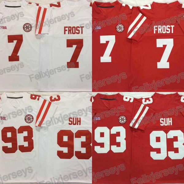 ncaa nebraska huskers 7 scott frost 93 ndamukong suh college football jerseys stitched red white ing, Black
ncaa nebraska huskers 7 scott frost 93 ndamukong suh college football jerseys stitched red white ing, Black