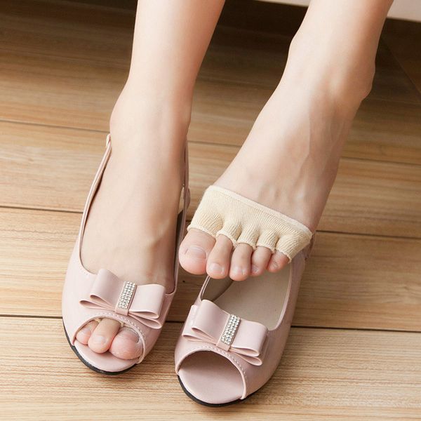 women thin bamboo fiber footpad non-slip half foot toe sleeves invisible socks pad new, Black;white
women thin bamboo fiber footpad non-slip half foot toe sleeves invisible socks pad new, Black;white
