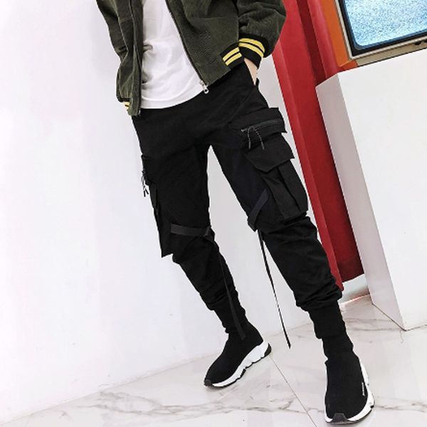 fitas de moda do punk hip hop dos homens slim fit calças cargo camuflagem harem pants mens harajuku japonês camo corredores calç, Black
fitas de moda do punk hip hop dos homens slim fit calças cargo camuflagem harem pants mens harajuku japonês camo corredores calç, Black