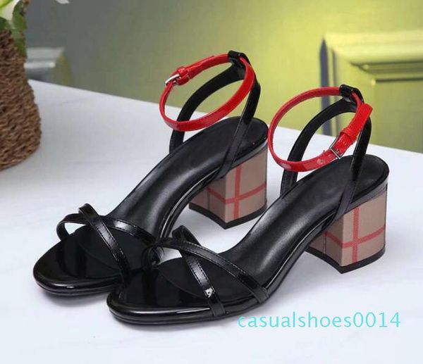 fashion new womens chunky high heel sandals summer pumps party ankle strap dress 100% genuine leather ladies slip on shoe c14, Black
fashion new womens chunky high heel sandals summer pumps party ankle strap dress 100% genuine leather ladies slip on shoe c14, Black
