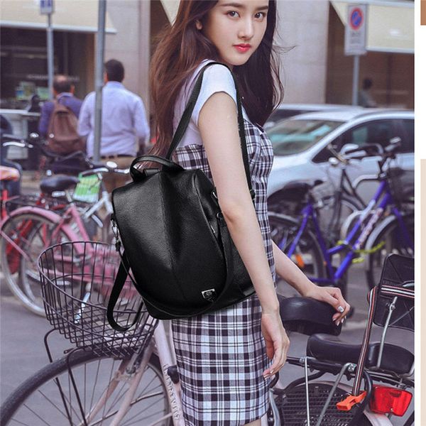 backpack female women pu leather backpack bag anti theft softback urban fashion backpacks for girls women
backpack female women pu leather backpack bag anti theft softback urban fashion backpacks for girls women