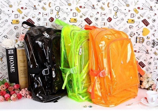 lcmil harajuku plastic sugar fluorescent and fe student harajuku plastic sugar transparent backpack fluorescent bag male and female student, White
lcmil harajuku plastic sugar fluorescent and fe student harajuku plastic sugar transparent backpack fluorescent bag male and female student, White